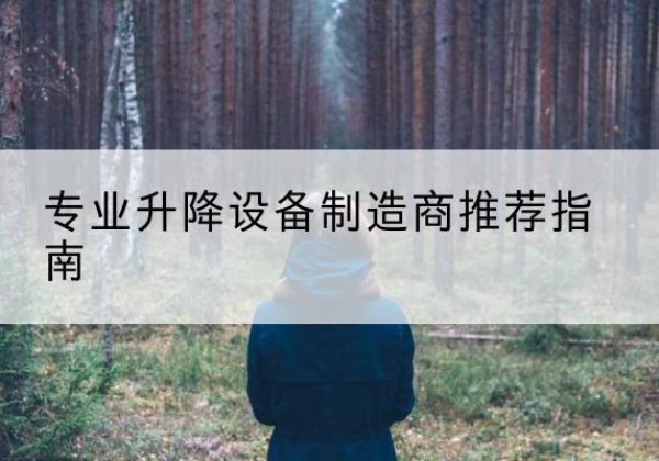宜城电动剪叉升降平台厂家-专业升降设备制造商推荐指南